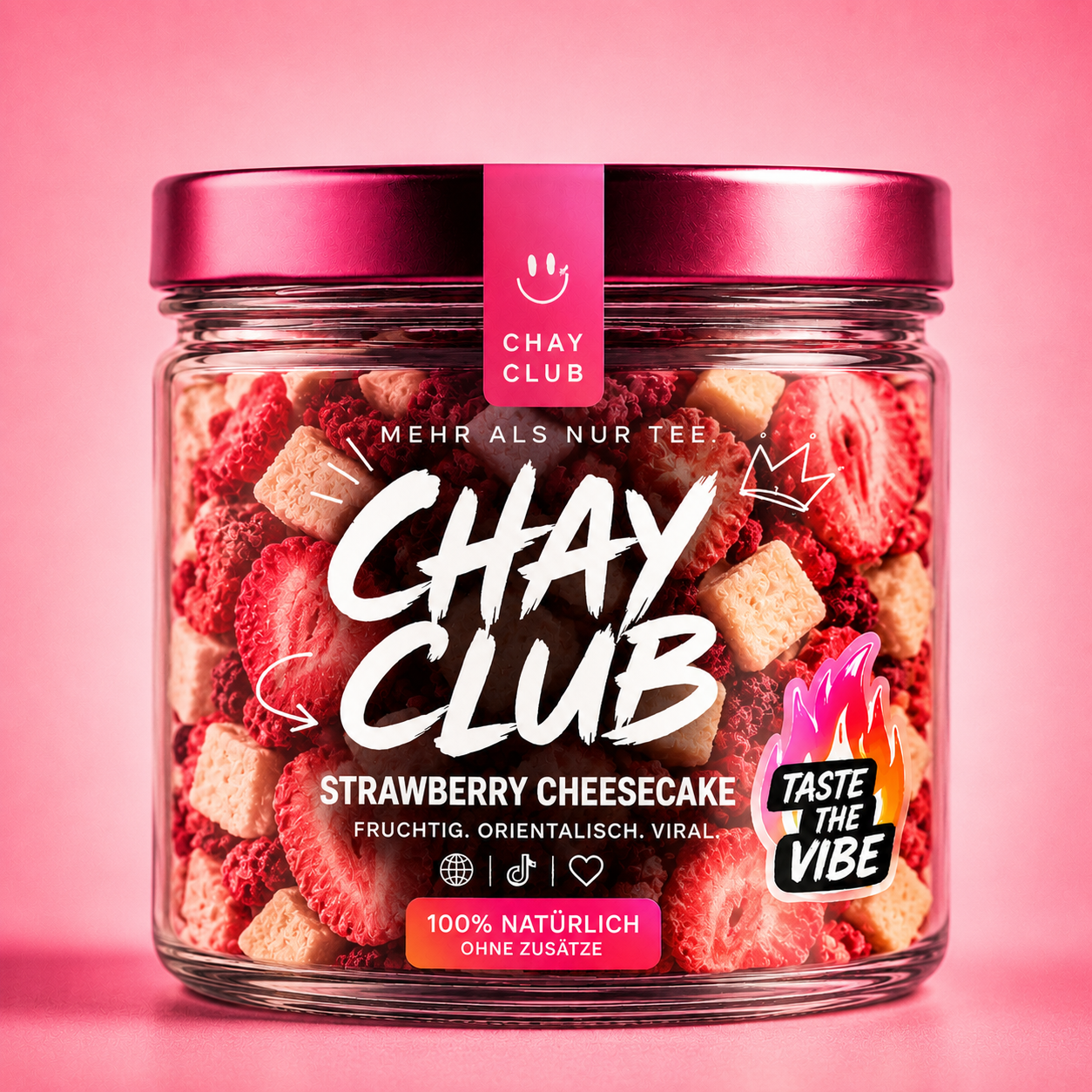 CHAY CLUB Strawberry Cheesecake
